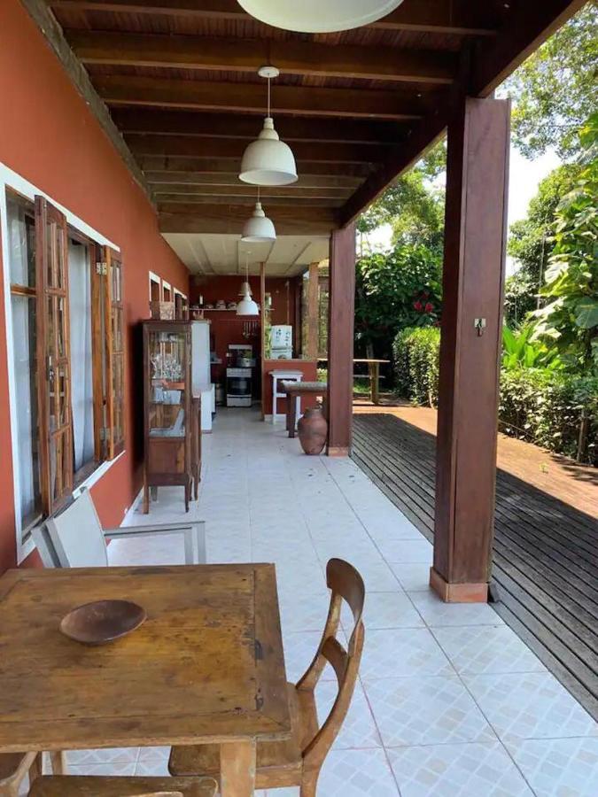Casa na Praia com vista para o mar Araquari Exterior foto
